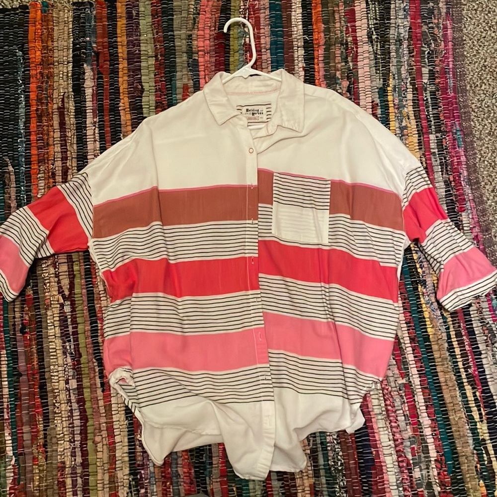 Holding Horses oversized button down